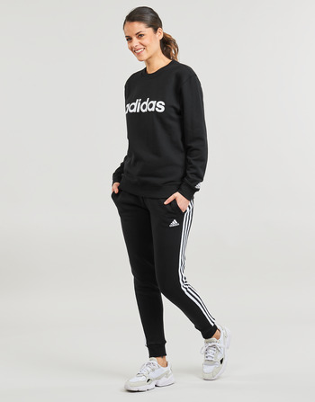 Adidas Sportswear W LIN FT SWT Fekete  / Fehér