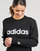 Ruhák Női Pulóverek Adidas Sportswear W LIN FT SWT Fekete  / Fehér