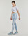 Ruhák Női Legging-ek Adidas Sportswear W 3S LEG Kék / Gleccser / Fehér
