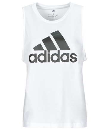 Ruhák Női Trikók / Ujjatlan pólók Adidas Sportswear W BL TK Fehér / Fekete 