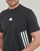 Ruhák Férfi Rövid ujjú pólók Adidas Sportswear M FI 3S REG T Fekete  / Fehér
