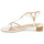 Cipők Női Szandálok / Saruk Lauren Ralph Lauren FALLON-SANDALS-FLAT SANDAL Fehér
