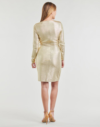 Lauren Ralph Lauren CINLAIT-LONG SLEEVE-COCKTAIL DRESS Arany
