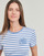 Ruhák Női Rövid ujjú pólók Lauren Ralph Lauren ALLI-SHORT SLEEVE-T-SHIRT Fehér / Kék