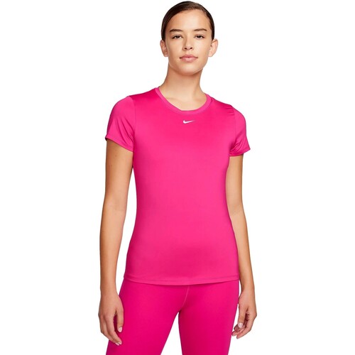 Ruhák Női Rövid ujjú pólók Nike CAMISETA MUJER  DRI-FIT ONE DD0626 Rózsaszín