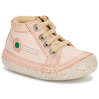 Cipők Lány Magas szárú edzőcipők Kickers SONISTREET Rózsaszín