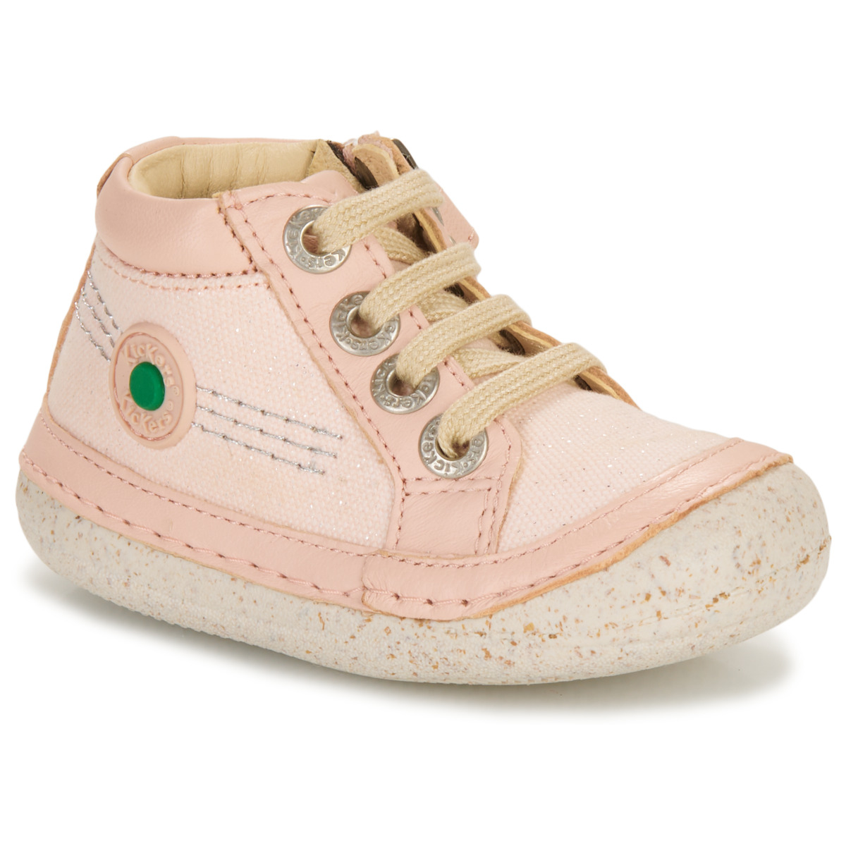 Cipők Lány Magas szárú edzőcipők Kickers SONISTREET Rózsaszín