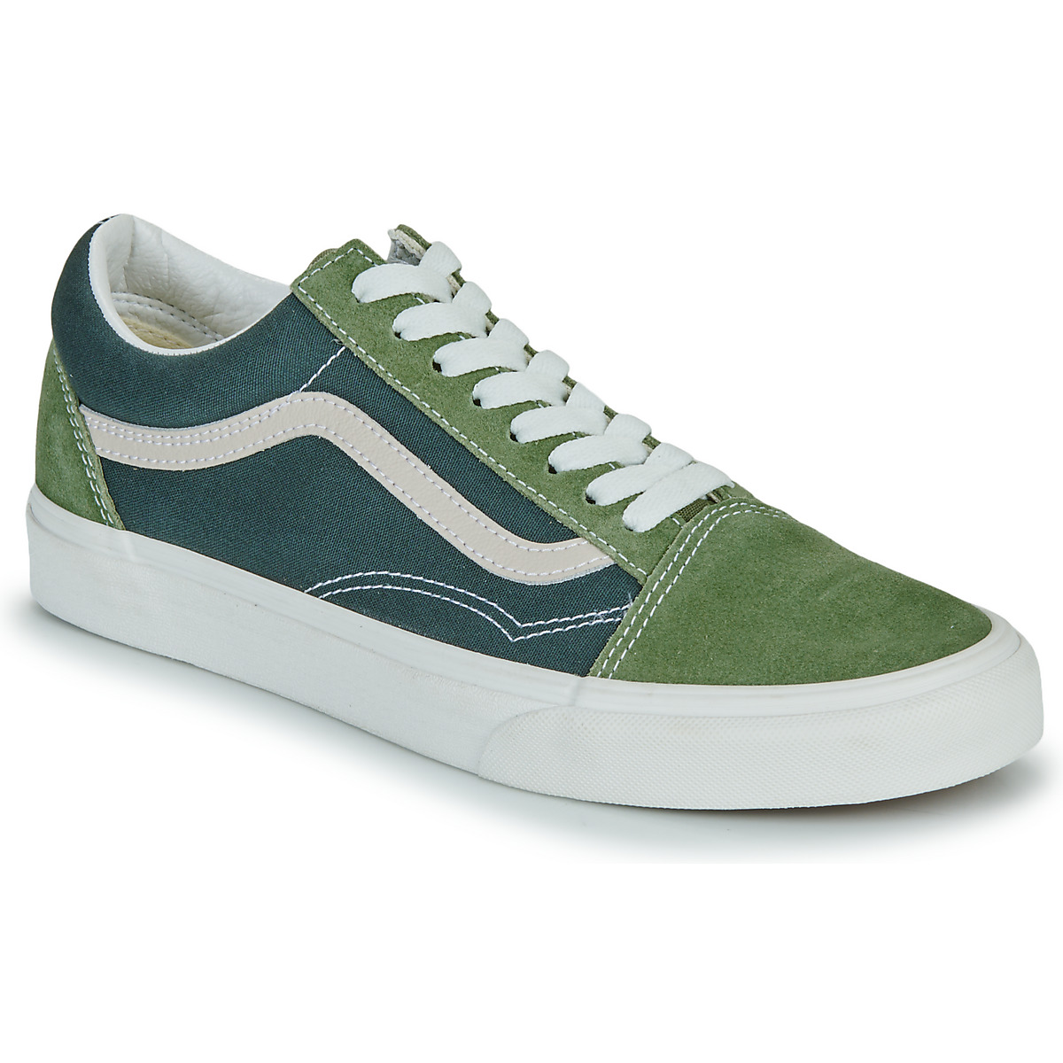 Cipők Rövid szárú edzőcipők Vans Old Skool TRI-TONE GREEN Zöld