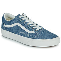 Cipők Rövid szárú edzőcipők Vans Old Skool THREADED DENIM BLUE/WHITE Kék