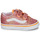 Cipők Lány Rövid szárú edzőcipők Vans Old Skool V SUNRISE GLITTER MULTI/TRUE WHITE Narancssárga / Piros