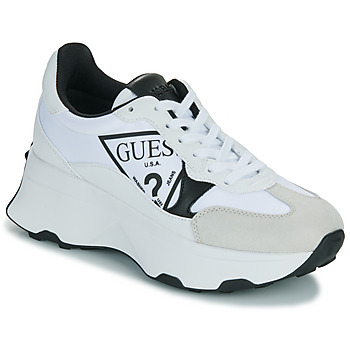 Cipők Női Rövid szárú edzőcipők Guess CALEBB 4 Fehér