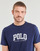 Ruhák Férfi Rövid ujjú pólók Polo Ralph Lauren T-SHIRT AJUSTE EN COTON SERIGRAPHIE POLO RALPH LAUREN Tengerész