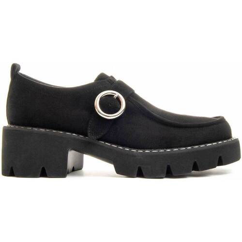 Cipők Női Mokkaszínek Leindia 84875 Fekete 