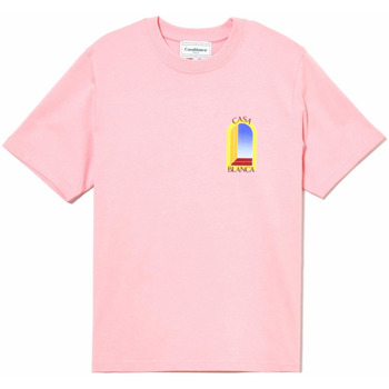 Ruhák Férfi Rövid ujjú pólók Casablanca MS23-JTS-001-19 Rózsaszín