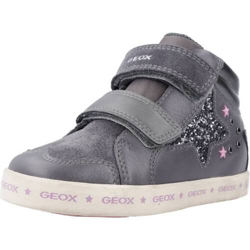 Cipők Lány Rövid szárú edzőcipők Geox B KILWI GIRL Szürke