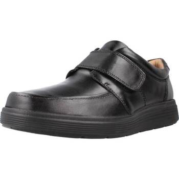 Cipők Férfi Oxford cipők & Bokacipők Clarks UN ABODE STRAP Fekete 