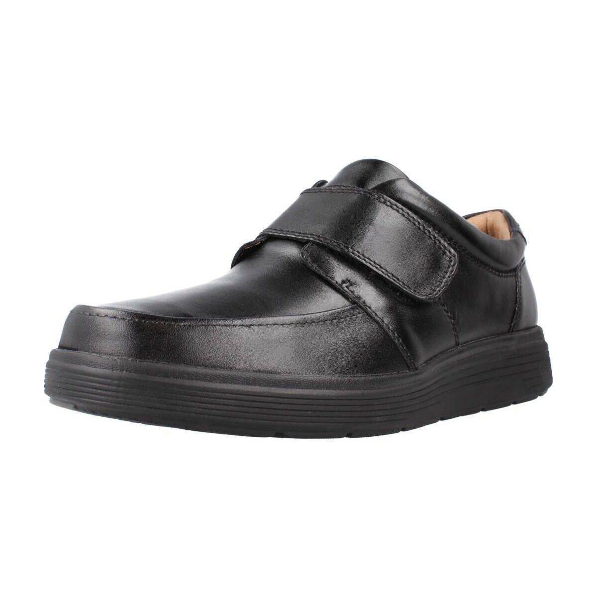Cipők Férfi Oxford cipők & Bokacipők Clarks UN ABODE STRAP Fekete 