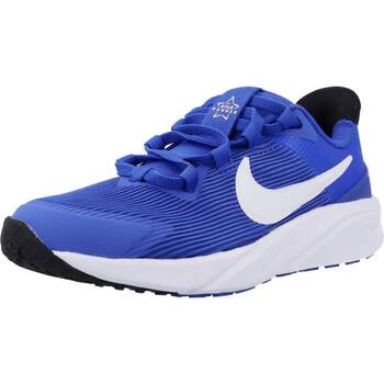 Cipők Lány Rövid szárú edzőcipők Nike STAR RUNNER 4 Kék