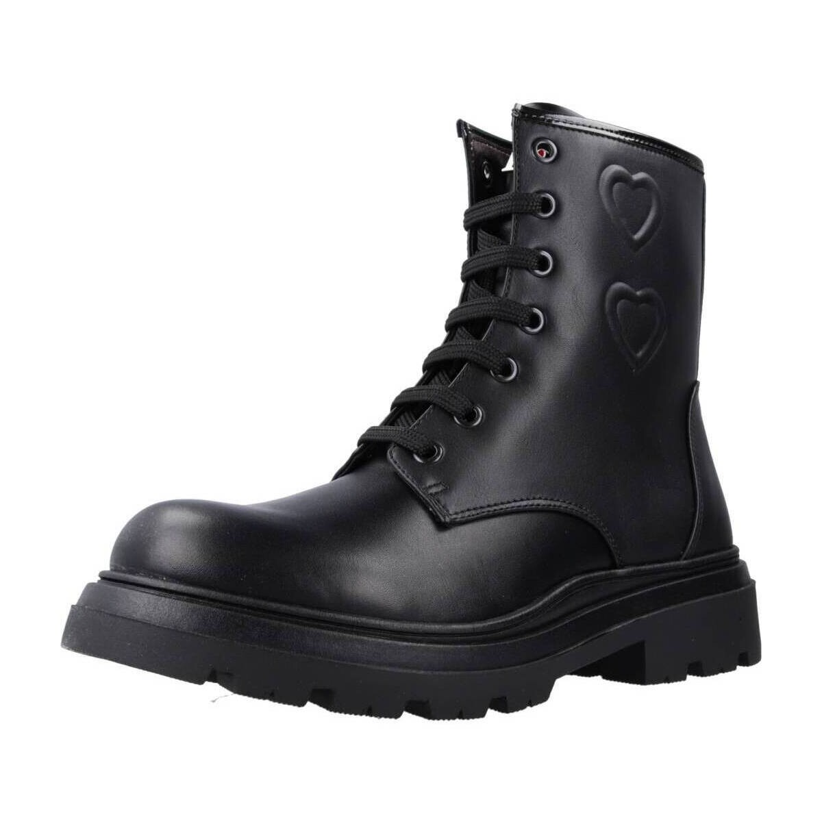 Cipők Lány Csizmák Asso AG15703 Fekete 