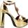 Cipők Női Szandálok / Saruk Kurt Geiger London HAMPTON HIGH PLATFOR Arany