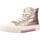 Cipők Lány Rövid szárú edzőcipők Tommy Hilfiger HIGH TOP LACE-UP SNEAKER Rózsaszín