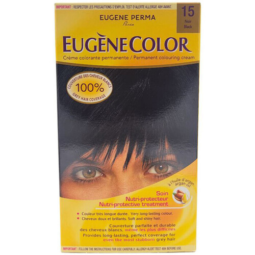 szepsegapolas Női Hajfestés Eugene Perma Permanent Coloring Cream Eugènecolor - 15 Noir Fekete 