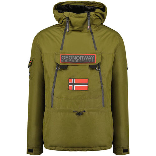 Ruhák Férfi Melegítő kabátok Geographical Norway Benyamine054 Man Kaki Zöld