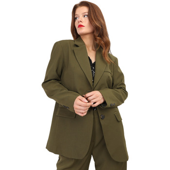 Ruhák Női Kabátok / Blézerek La Modeuse 68538_P159800 Zöld
