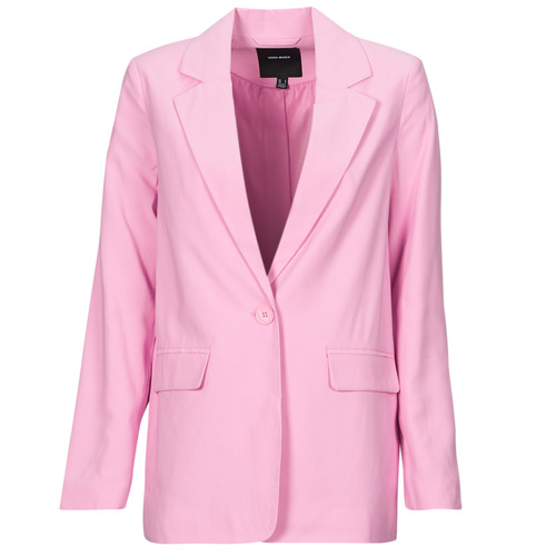Ruhák Női Kabátok / Blézerek Vero Moda VMCARMEN Rózsaszín