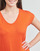 Ruhák Női Rövid ujjú pólók Pieces PCBILLO TEE LUREX STRIPES Narancssárga