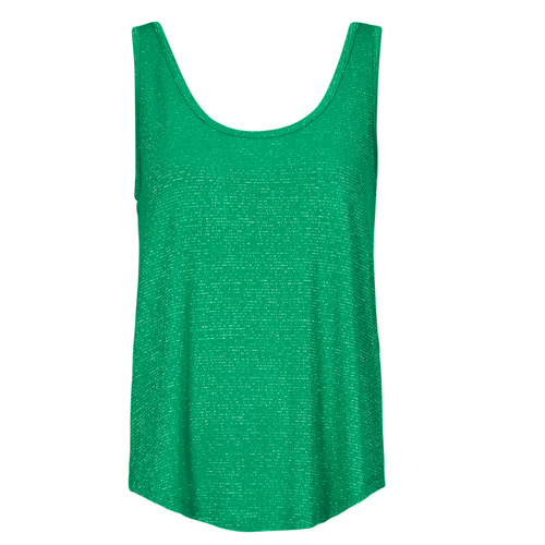 Ruhák Női Trikók / Ujjatlan pólók Pieces PCBILLO TANK TOP LUREX Zöld