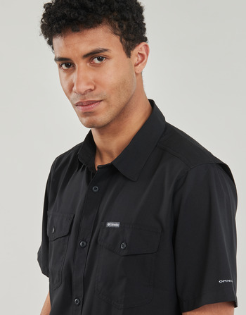 Columbia Utilizer II Solid Short Sleeve Shirt Fekete 
