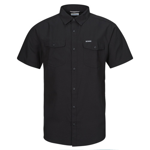 Ruhák Férfi Rövid ujjú ingek Columbia Utilizer II Solid Short Sleeve Shirt Fekete 