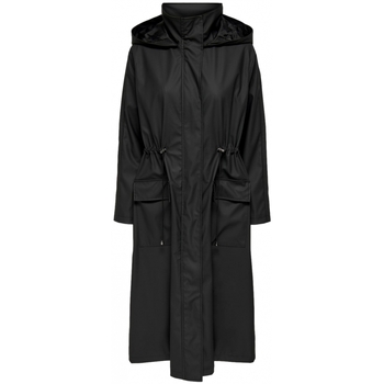Ruhák Női Kabátok Only Raincoat Jane - Black Fekete 