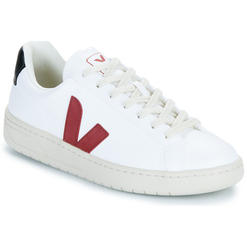 Cipők Rövid szárú edzőcipők Veja URCA Fehér / Piros