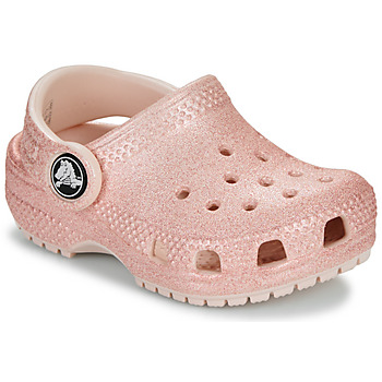 Cipők Lány Klumpák Crocs Classic Glitter Clog T Rózsaszín / Fényes