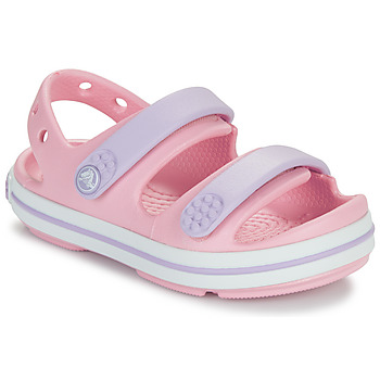 Cipők Lány Szandálok / Saruk Crocs Crocband Cruiser Sandal T Rózsaszín