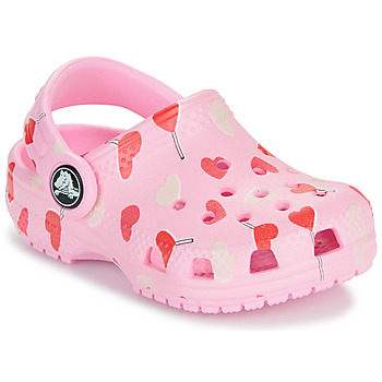 Cipők Lány Klumpák Crocs Classic VDay Clog T Rózsaszín / Piros