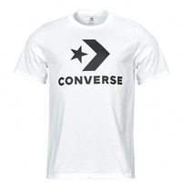 Ruhák Rövid ujjú pólók Converse STAR CHEVRON TEE WHITE Fehér