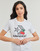 Ruhák Női Rövid ujjú pólók Converse CHERRY STAR CHEVRON INFILL TEE WHITE Fehér