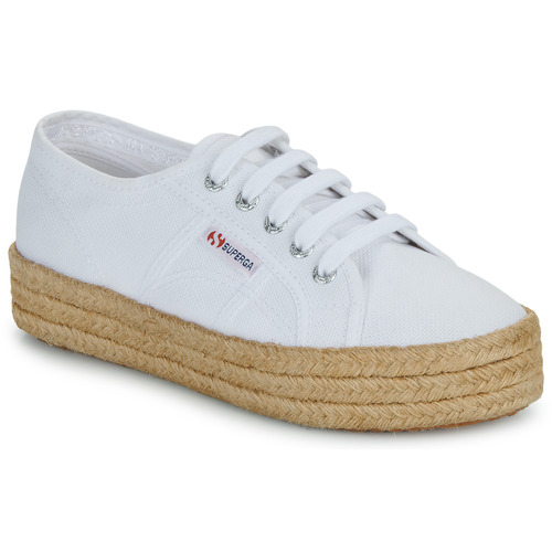 Cipők Női Rövid szárú edzőcipők Superga 2730 COTON Fehér