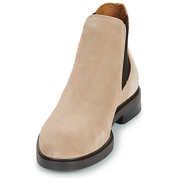 Selected SLHBLAKE SUEDE CHELSEA BOOT Bézs