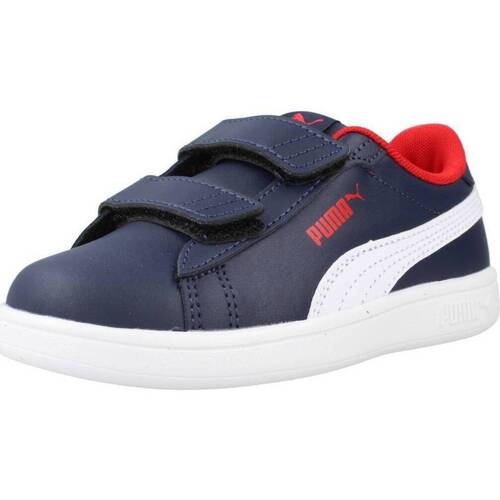 Cipők Fiú Rövid szárú edzőcipők Puma SMASH 3.0 L V P Kék