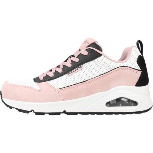 Cipők Női Divat edzőcipők Skechers UNO- TWO MUCH FUN Rózsaszín