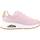 Cipők Lány Rövid szárú edzőcipők Skechers UNO GEN1 Rózsaszín