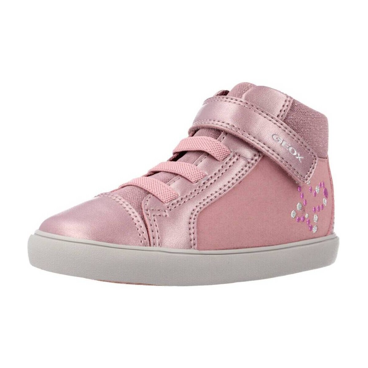 Cipők Lány Csizmák Geox B GISLI Rózsaszín