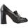 Cipők Női Mokkaszínek Lodi LIN2017 Fekete 