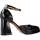 Cipők Női Oxford cipők & Bokacipők Angel Alarcon ADEMUZ Fekete 