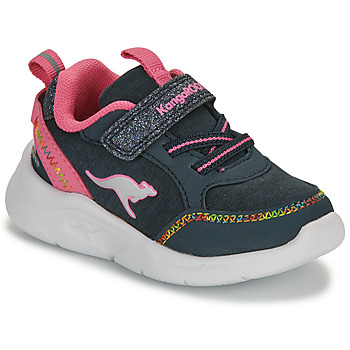Cipők Lány Rövid szárú edzőcipők Kangaroos KY-Chummy EV Tengerész / Rózsaszín
