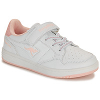 Cipők Lány Rövid szárú edzőcipők Kangaroos K-CP Fresh EV Fehér / Rózsaszín
